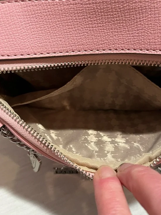 Karl Lagerfeld Paris Pink Charm Crossbody NWT $198 MSRP - Picture 12 of 15